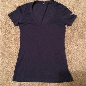 4/$10 Navy Soft V Neck